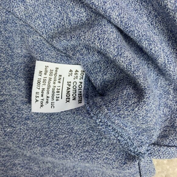 The Savile Row Shirt Mens 15.5 Button Comfort Knit Slim Fit Casual Stretch Gray - Picture 11 of 15